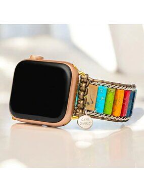 Cape Diablo Genuine Stone Handmade Apple Watch Band NWT
